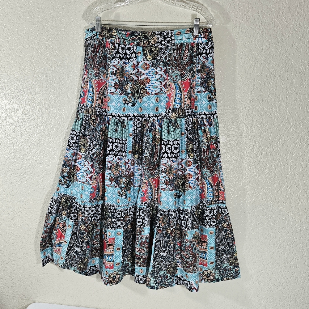 EST 1949 Bohemian Style Layered Skirt - Picture 3 of 14